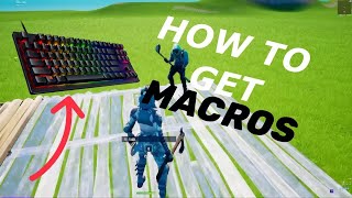 how to get a macro for Fortnite [upl. by Nagel]