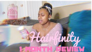 1 Month Review of HAIRFINITY  Does Hairfinity REALLY work [upl. by Ikcaj]