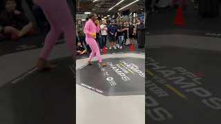 Claressa Shields MMA open workout ahead of Kelsey DeSantis fight at PFL vs Bellator PFLMMA [upl. by Stav]