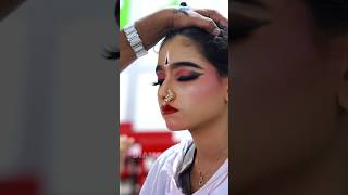 Angane classical dance makeup transformationviralvideo [upl. by Aikat]