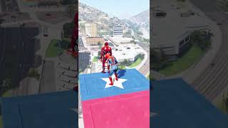 Watch SpiderMan Turn into a Hilarious Ragdoll 🤣🕷️ Shorts SpiderManFun ragdollfails [upl. by Emoreg]