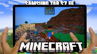 Samsung Tab S7 FE test game Minecraft  Snapdragon 750G [upl. by Funk388]