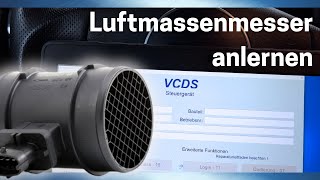 Luftmassenmesser neu anlernen Lernvorgang anstoßen VCDS [upl. by Daveta11]