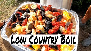 How To Boil The Perfect Low Country Boil Seafood The Ultimate Way [upl. by Enaamuj]