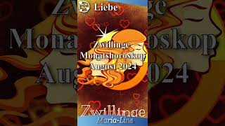 Zwillinge LIEBE ❤️ Horoskop August 2024 [upl. by Sumner]