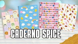 Como é o caderno universitário Spice 80 folhas da Tilibra [upl. by Enirak]