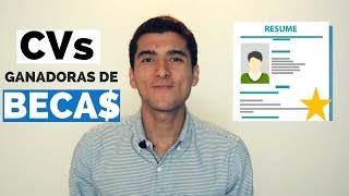 CVs Ganadoras de BECAS  Consejos para redactar currículos exitosos [upl. by Idnod]