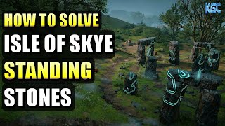 AC Valhalla  How to solve the Isle Of Skye Standing Stones Puzzle [upl. by Dumas]