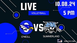 LIVE Volleyball ONeill High School v Summerland [upl. by Margo]