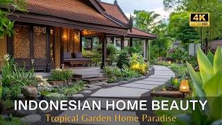 Tropical Paradise Unveiling the Beauty of Indonesian Heritage in Garden Home Design [upl. by Julie]