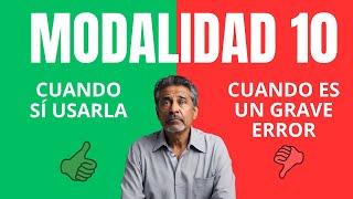 🔴 En Vivo Modalidad 10 Cuando SÍ usarla ✅ Cuando es un grave ERROR ❌ [upl. by Aerdnak544]