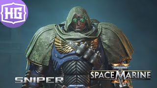 Warhammer 40000 Space Marine 2  Sniper Class Gameplay [upl. by Anaibaf]