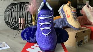 Nike Air VAPORMAX 2023 FK quotHYPER VIOLETquot Light UltramarinePure PlatinumCollectionPart 458 [upl. by Virginie]