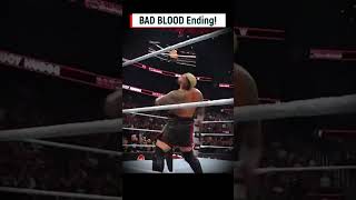 WWE BAD Blood Ending therock jimmy codyrhodes [upl. by Nive]