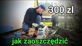 jak zrobić chodnik bez obrzeży i zaoszczędzić 300 zł 😀 [upl. by Concordia]