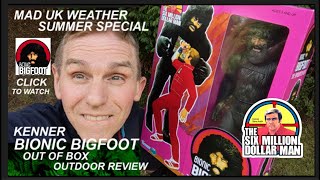 THE SIX MILLION DOLLAR MAN  BIONIC BIGFOOT OUT OF BOX OUTDOORS REVIEW amp RARE TV ADVERT amp MORE [upl. by Wootten]