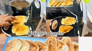 How to make cake with sandwich toasterValex kitchen [upl. by Pierrette]