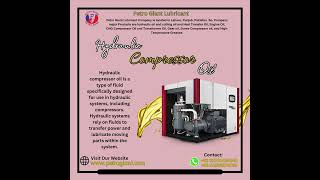 Hydraulic Compressor Oil [upl. by Anaibaf176]