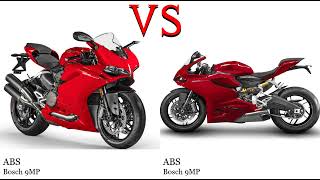 Ducati 959 Panigale vs Ducati 899 Panigale Test specification comparison [upl. by Akenal88]