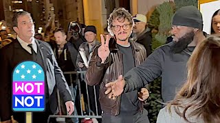 Pedro Pascal Arrives At SNL After Party [upl. by Iron551]