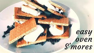 How to Make Smores in the Oven Recipe  Tasty Microwave Smores  GENIUS BAKING [upl. by Adner]