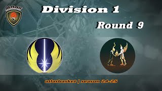 Atlasbasket  Div 1Round 9  RETRO STARS vs HEROES amp VILLAINS [upl. by Keithley]