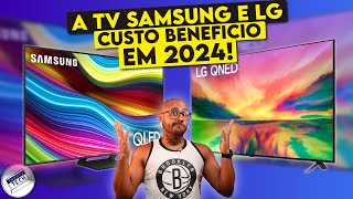 Comparativo TV 4K Samsung QLED Q70C vs LG QNED80SRA  Saiba o que muda e qual comprar [upl. by Haneen]