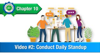 Conduct Daily Standup in Scrum [upl. by Amadeus6]