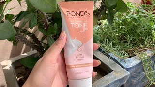 PONDS INSTABRIGHT TONE UP FACEWASH REVIEW ✨ [upl. by Narod133]