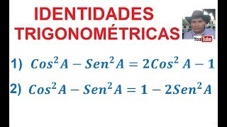 1 2 Identidades Trigonométricas [upl. by Kronick842]