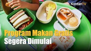 Prabowo Dilantik Program Makan Bergizi Gratis Langsung Dimulai  Kontan News [upl. by Nariko696]