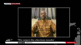 CCC leader Nelson Chamisa rejects election results [upl. by Siroval]