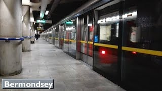 Bermondsey  Jubilee line  London Underground  1996 Tube Stock  2017 [upl. by Ziwot]