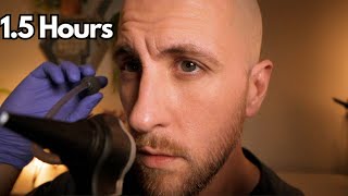 Long and Relaxing ASMR Ear Exams and Hearing Tests [upl. by Novert]