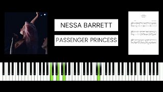 Nessa Barrett  PASSENGER PRINCESS BEST PIANO TUTORIAL amp COVER [upl. by Ahsenhoj]