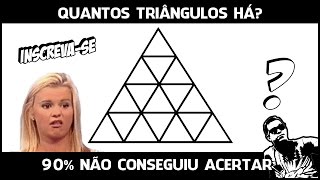 RESPOSTA  Quantos Triangulos Tem na Imagem [upl. by Sudaorb341]