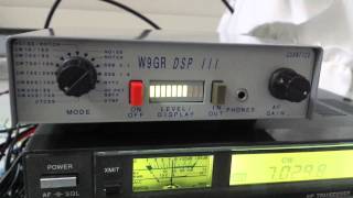 W9GR DSP III° QUANTICS amp ICOM IC735 video 3 [upl. by Buddie]