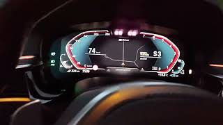 BMW 545e 2021 G30 LCI hybrid 0100kmh acceleration launch control [upl. by Danni]