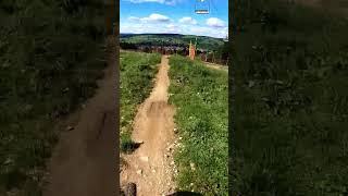 Sending a triple on the Dolomite at Metabief bikepark mtb downhill mtbpark [upl. by Fernas377]