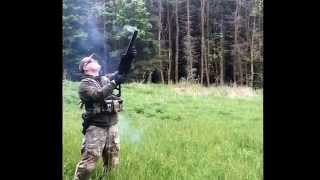 Airsoft Grenade Launcher Homemade [upl. by Leahicm]