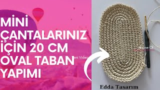 ❌OVAL ÇANTA TABANI YAPIMIkağıtip ile mini çantalarınız için taban yapıyoruzhandmadekağıtip diy [upl. by Christye]