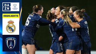 HIGHLIGHTS  Real Madrid vs Paris FC  UEFA Womens Champions League 202324 Français [upl. by Ggerk]