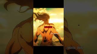 Eren Yeager Vs Reiner In hindi dubbed funny funny anime attackontitan shorts [upl. by Glaab]