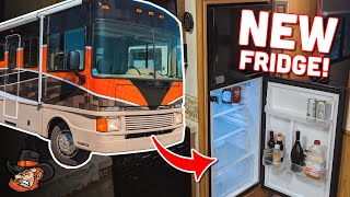 RV Fridge Replacement for 300  99 Fleetwood Bounder [upl. by Atiz]