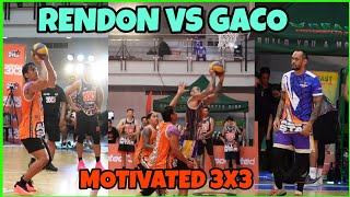 Ex PBA player Jerwin Gaco vs Rendon Labador nagkaharap na sa Motivated 3x3 [upl. by Marti]