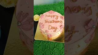 Teachers day ka order cake 📝📍ludhiana 📞9915805098cake youtubeshorts ludhiana cakedecorating [upl. by Yelbmik]