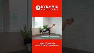 Single Leg Deadlifts to Increase Hamstring Strength For Cycling cycling strength mobility [upl. by Ramirol]