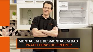 Prateleiras do Freezer Montagem e Limpeza  BrastempEnsina [upl. by Nebe]