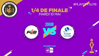 LIVE LFB  CharlevilleMézières  Basket Landes  Playoffs 14 finale retour [upl. by Parhe]