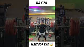 DAY 74 365 LIFTING TRAINING 🏋‍♀️😱shorts trending viral [upl. by Drapehs]